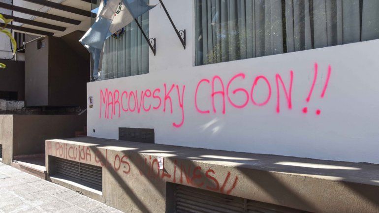 Escracharon al juez que lo liberó&nbsp;