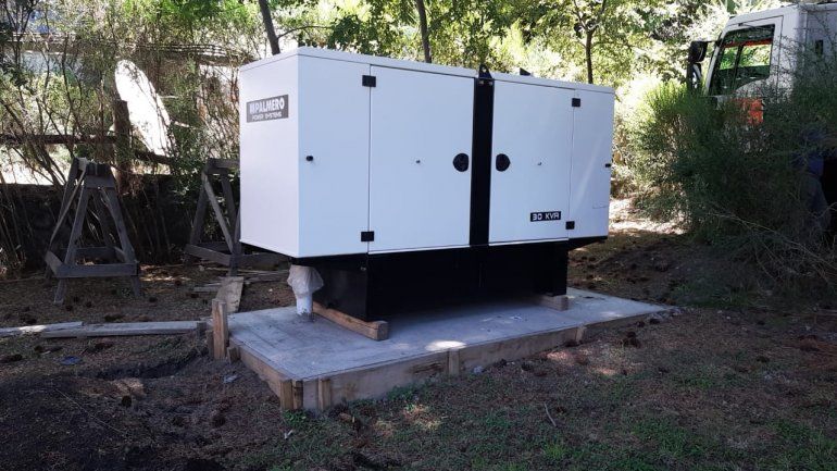 Por primera vez, Villa La Angostura cuenta con un grupo electrógeno