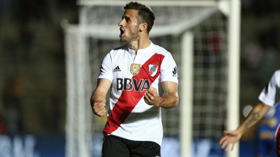 Marcelo Saracchi, el lateral izquierdo uruguayo, jugó de entrada por Casco y se dio el gusto de gritar su primer gol para el Millonario. Fue el que abrió el camino a la goleada final.&nbsp;