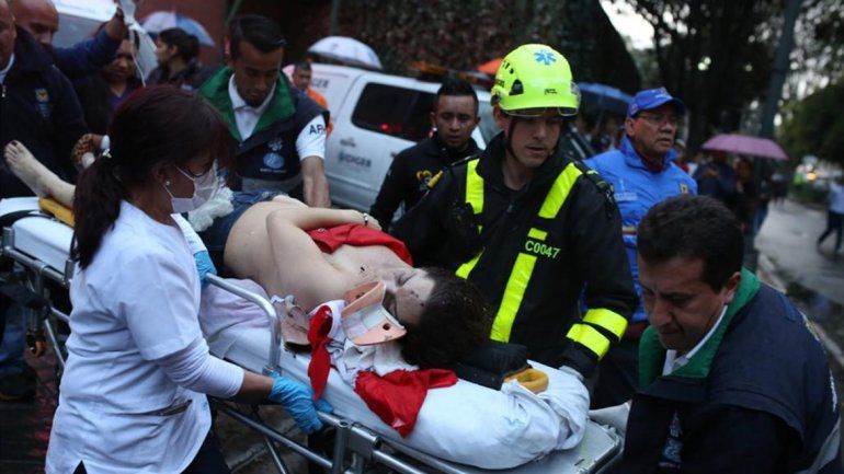 Al menos tres muertos y once heridos en una explosión en Bogotá