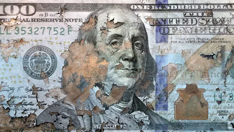 ¿Cuáles son los billetes de dólares que no se aceptan?