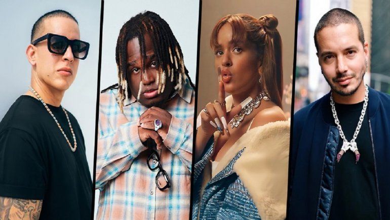 Rosalía y demás artistas que participan en el remix del tema Relación.