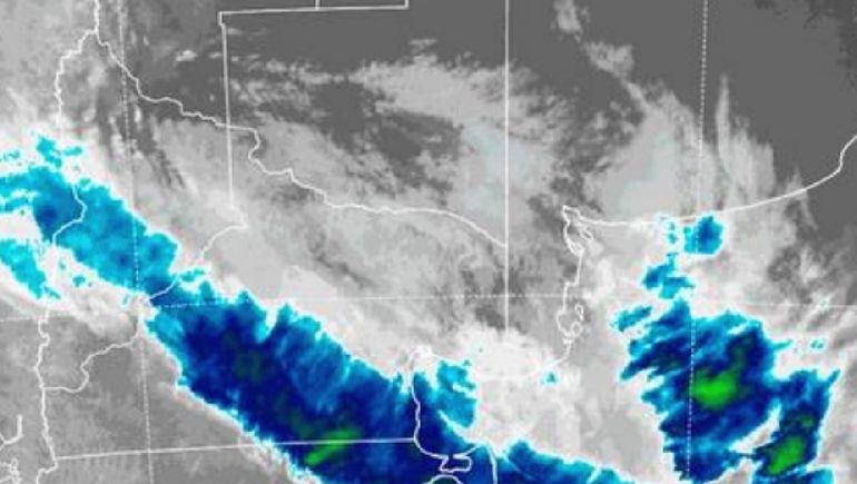 Frente de lluvias en Neuquén