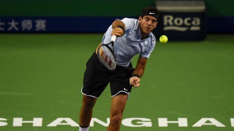 Con sufrimiento, Del Potro pasó la primera ronda del ATP de Shanghai
