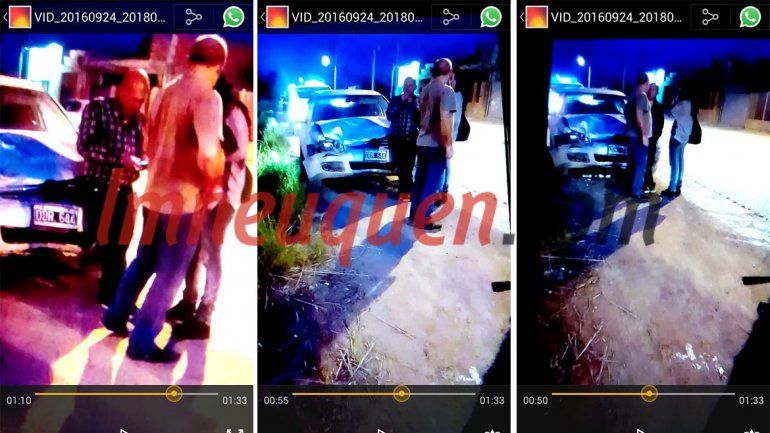 Así estaba el juez Marcelo Muñoz tras el accidente.