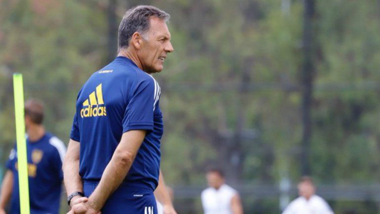 Miguel Ángel Russo, DT de Boca.