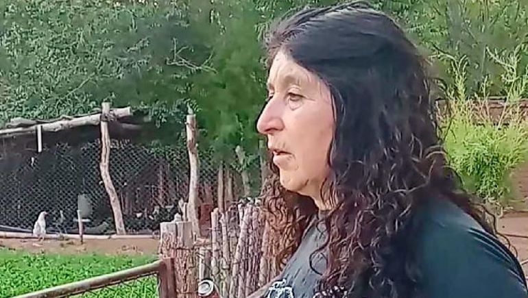 Ismenia Arratia es otra de las productoras que vive en la zona y que ve con temor la falta de agua en el arroyo. Ismenia Arratia es otra de las productoras que vive en la zona y que ve con temor la falta de agua en el arroyo.