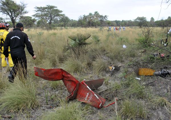 Lino Oviedo murió en un accidente aéreo