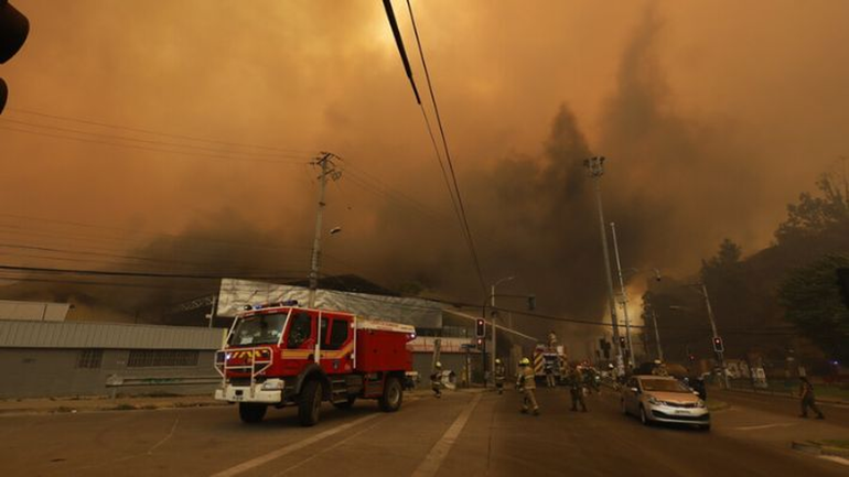 Chile: elevan a 46 los muertos por los incendios forestales