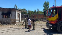 En la vivienda habita un vecino que no se encontraba al momento del incendio