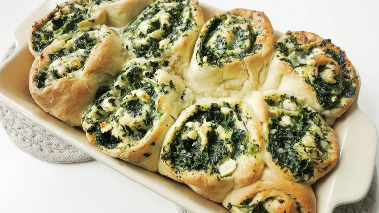 Receta de rolls de espinaca para disfrutar en simples pasos