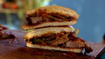 sandwich de bondiola fuego amigo