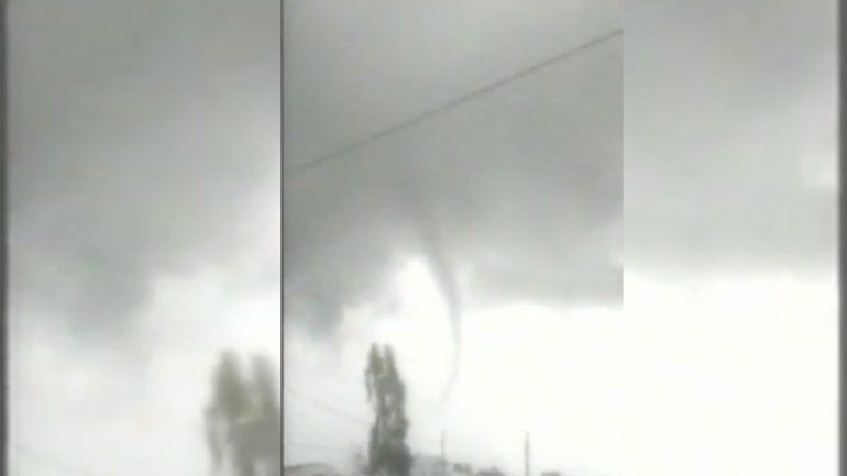 Susto por un fenómeno climático en General Cerri