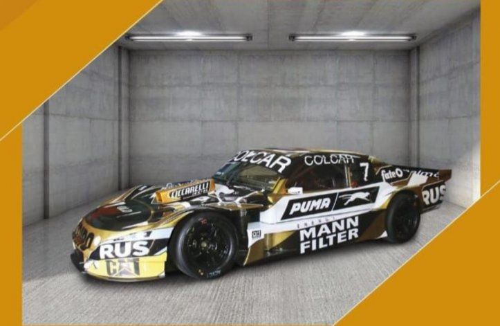 Gastón Mazzacane mostró en sociedad el diseño de su Chevrolet. El “Rayo” llevará el Nº 7 y le hará un homenaje al 7 de Oro de Roberto Mouras.