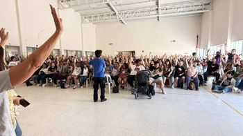 Una asamblea en Centenario de ATEN. (Foto archivo) Una asamblea en Centenario de ATEN. (Foto archivo)