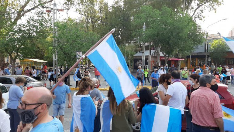 En Neuquén también marcharon contra el Gobierno nacional