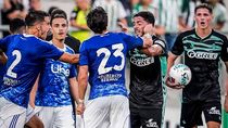 a las pinas en un amistoso europeo: un argentino protagonizo una pelea y fue sancionado