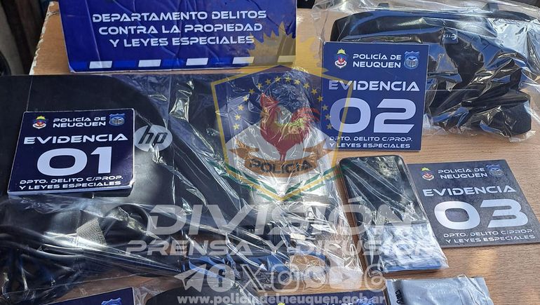 La Policía logró recuperar parte del botín del robo a la pizzería. La Policía logró recuperar parte del botín del robo a la pizzería.