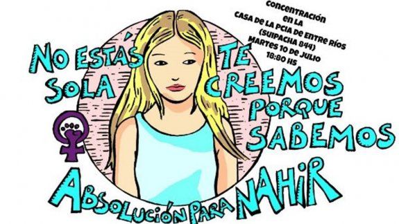 Convocan una marcha para pedir la liberación de Nahir Galarza