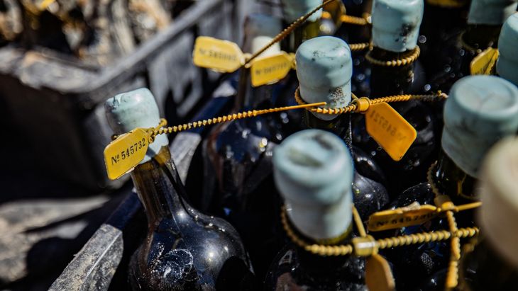 Premiurización: Las botellas sumergidas pueden multiplicar hasta por cinco su valor de mercado.