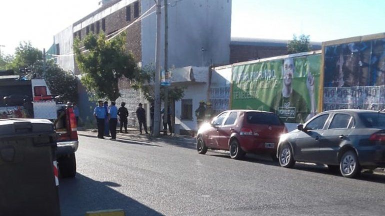 La Policía cortó Leguizamón al 500 por un desalojo