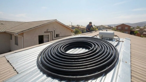 El truco de la manguera en el techo que avaló el CONICET para ahorrar gas