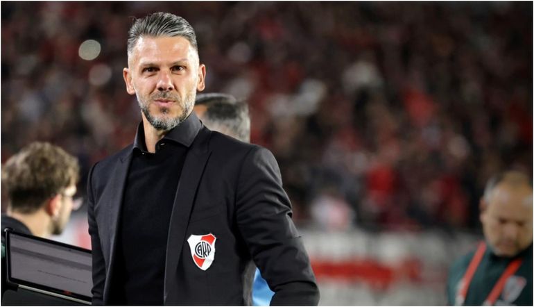 El presidente de River respaldó a Martín Demichelis. El presidente de River respaldó a Martín Demichelis.