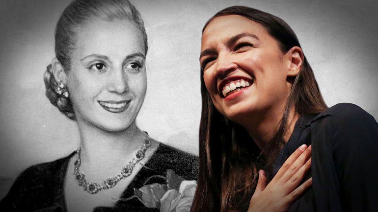 Trump comparó a una congresista de 29 años con Eva Perón