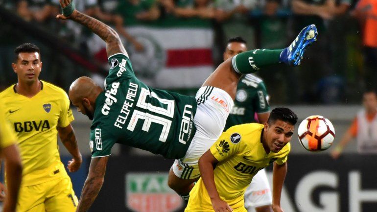 Boca empata con Palmeiras en San Pablo