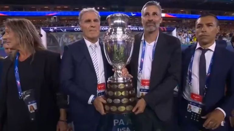 Oscar Ruggeri y Caniggia entraron en la final Oscar Ruggeri y Caniggia entraron en la final