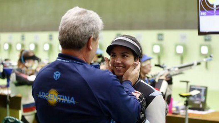 La adolescente Fernanda Russo quedó vigésima en rifle