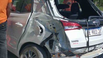 un colectivo ko-ko choco contra un auto sobre la ruta 22 un colectivo ko-ko choco contra un auto sobre la ruta 22