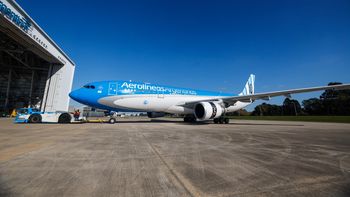 Así se ve el avión de la Selección Argentina para el Mundial 2026. Así se ve el avión de la Selección Argentina para el Mundial 2026.