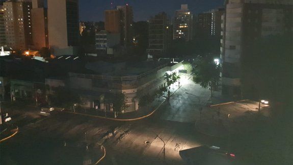 Apagón afectó el centro y centro oeste de la ciudad