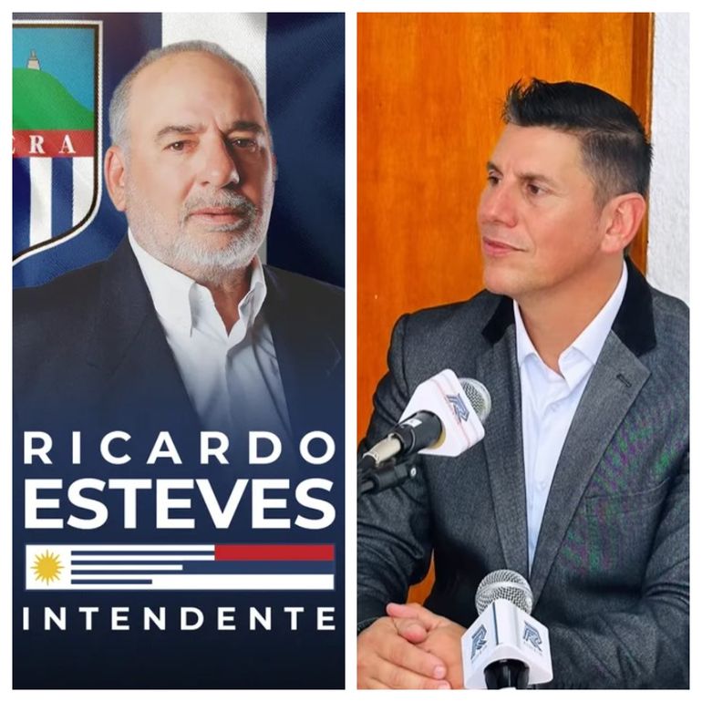 Los candidatos a la intendencia de Rivera que mantuvieron un escandaloso cruce en televisión. Los candidatos a la intendencia de Rivera que mantuvieron un escandaloso cruce en televisión.