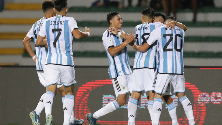 La Selección Argentina Sub 23 viene de ganarle a Chile por 5 a 0.
