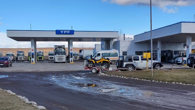 Estación de servicio de Las Lajas.