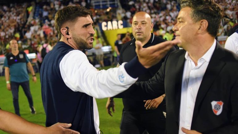 Casi se van a las piñas: el tenso cruce entre Marcelo Gallardo y uno de los hijos de Costas