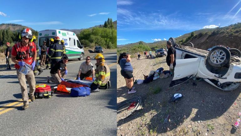 El autovuelco ocurrió este miércoles por la tarde. El autovuelco ocurrió este miércoles por la tarde.
