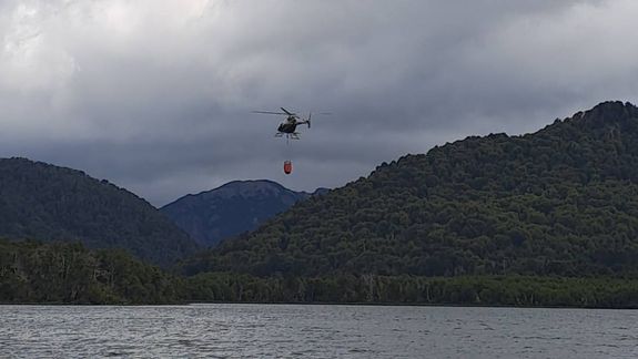 Incendio en el Valle Magdalena: llovió