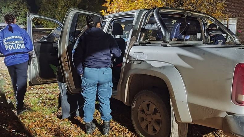 El momento en que la Policía detuvo a tres referentes de Uocra. | LM Neuquen El momento en que la Policía detuvo a tres referentes de Uocra.