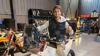 santiago rostan, el neuquino que competira en el rally dakar santiago rostan, el neuquino que competira en el rally dakar