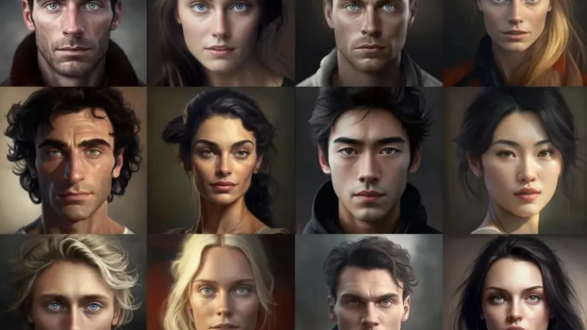 Según la IA, así serían las caras más lindas del mundo