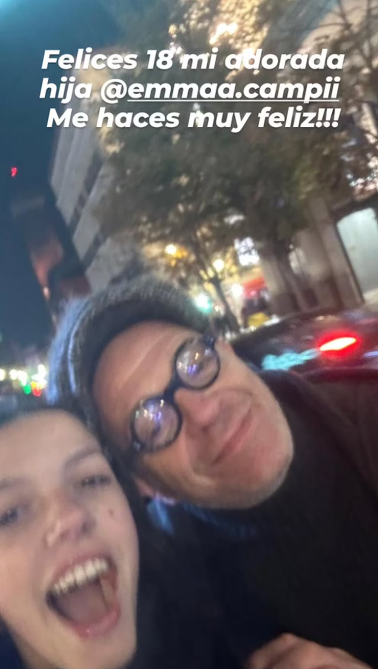 El saludo de Martin Campi Campilongo a Emma. El saludo de Martin Campi Campilongo a Emma.