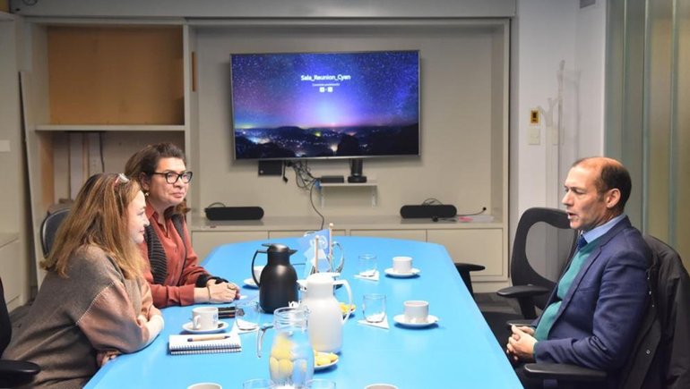 Gutiérrez repasó con funcionarios de la ONU obras en Neuquén