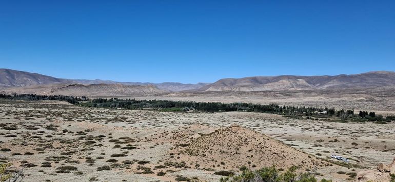 La vista del pueblo desde el lugar del hallazgo. La vista del pueblo desde el lugar del hallazgo.