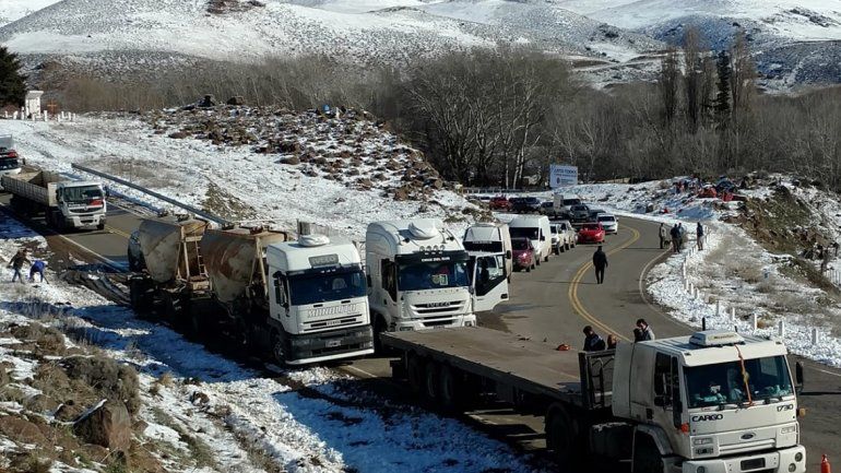 Recorré con LMN un tramo de la nevada Ruta 40