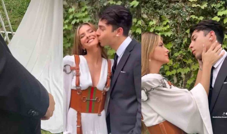 Las fotos del supuesto casamiento secreto de la China Suárez y Rusherking
