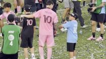 la sorpresiva y elogiada pirueta de mateo messi durante los festejos de su padre por el titulo de inter miami la sorpresiva y elogiada pirueta de mateo messi durante los festejos de su padre por el titulo de inter miami