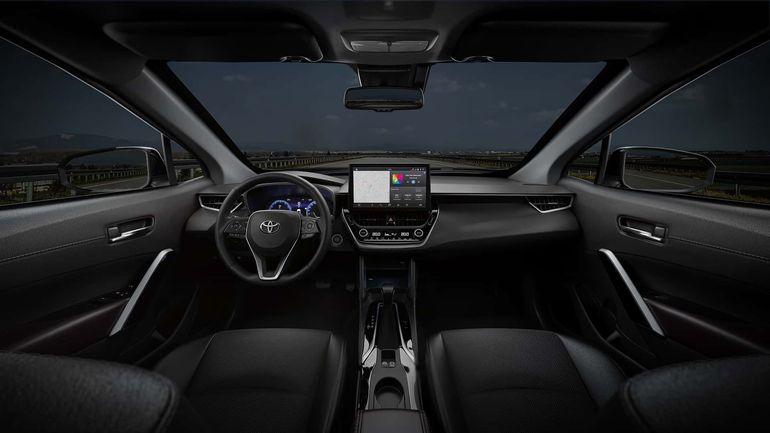 Así es el interior de Toyota Corolla Cross